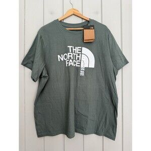 NWT Women's The North Face Half Dome Tee XXL Laurel Wreath Green Short Sleeves